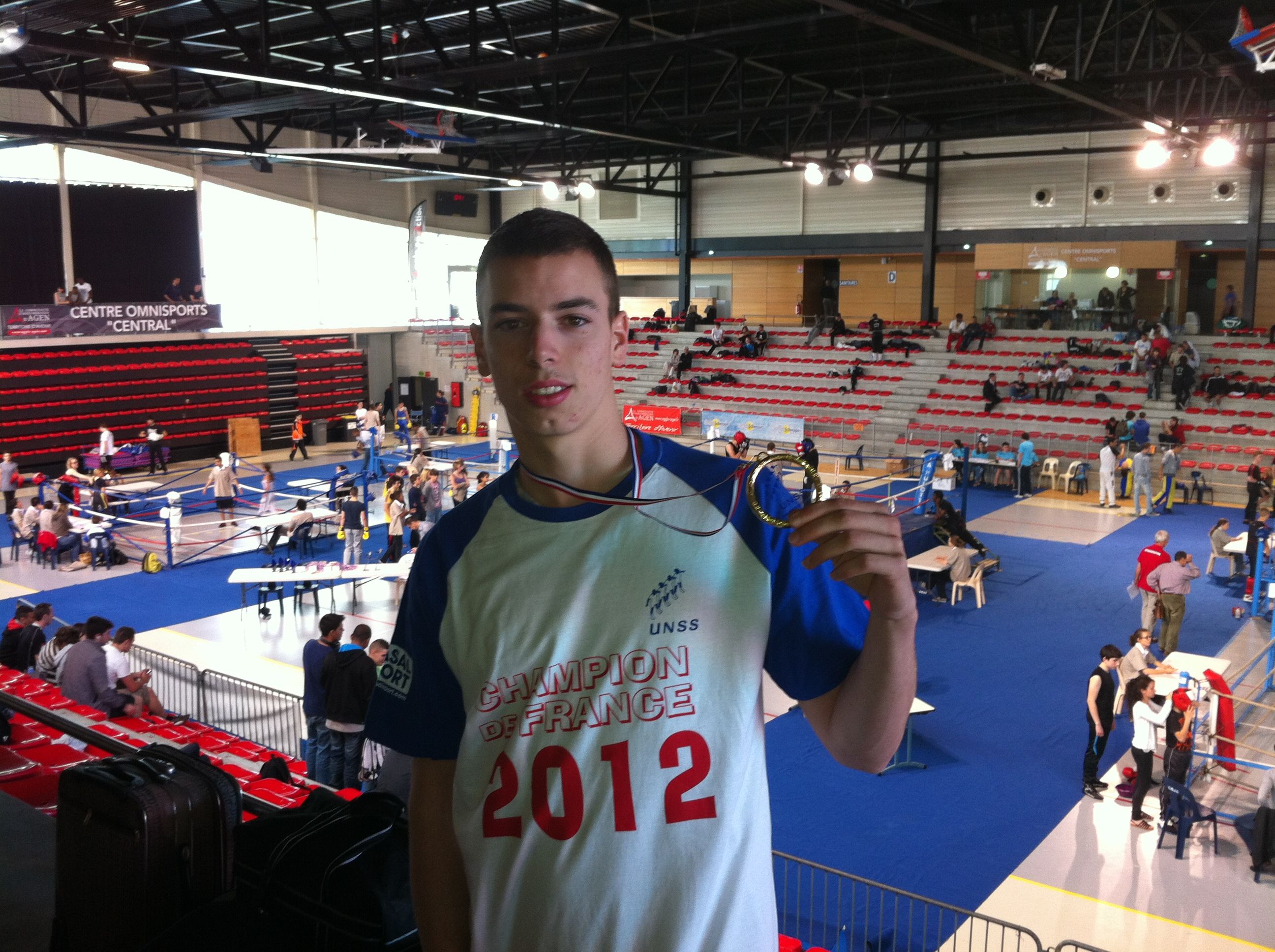 Antho, champion de france UNSS 2012. 