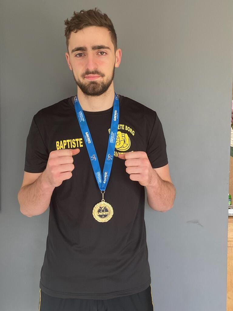 Baptiste sacré champion de France Espoir
