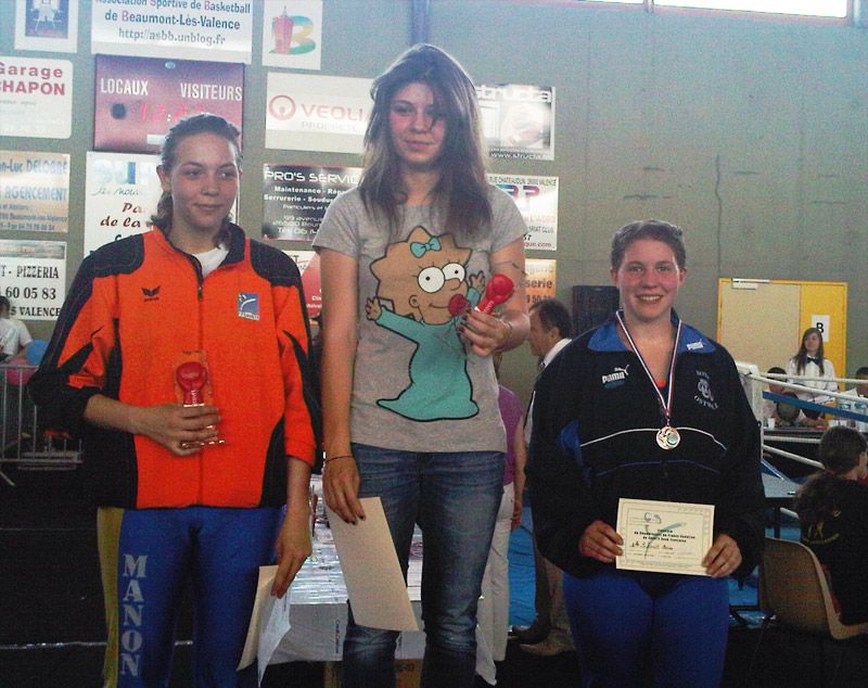 Morgane Lalande championne de France de boxe française 2010 !