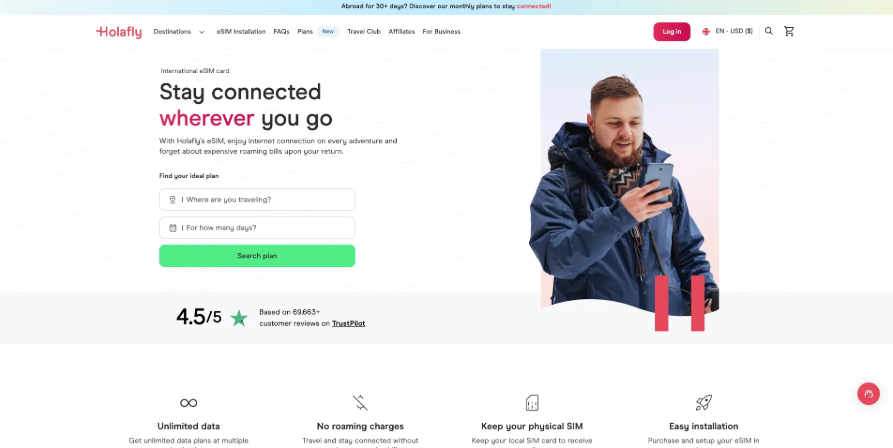 Holafly (eSIM) for China Travel