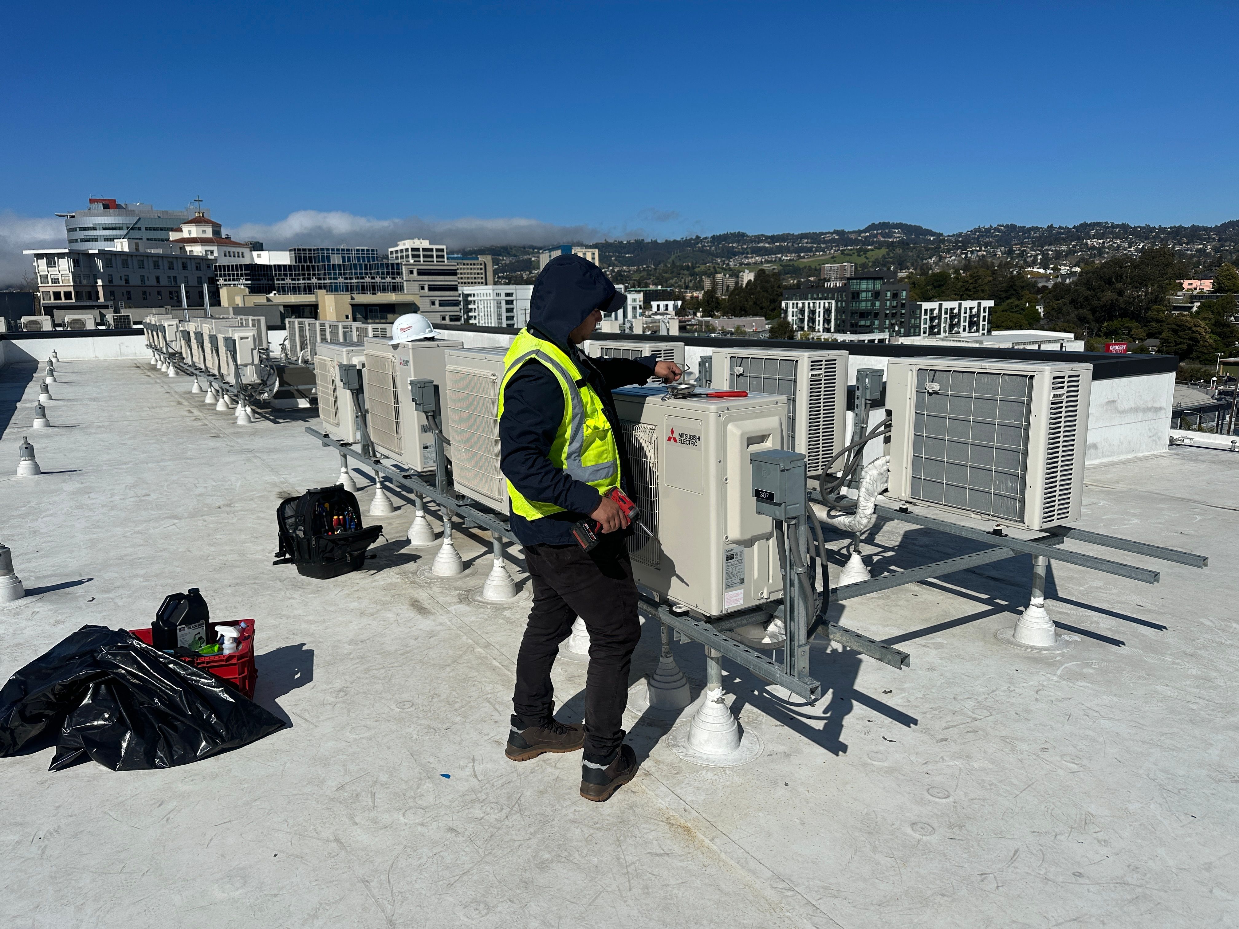 Mechanical equipment coordination for a Berkeley institutional HVAC upgrade.
