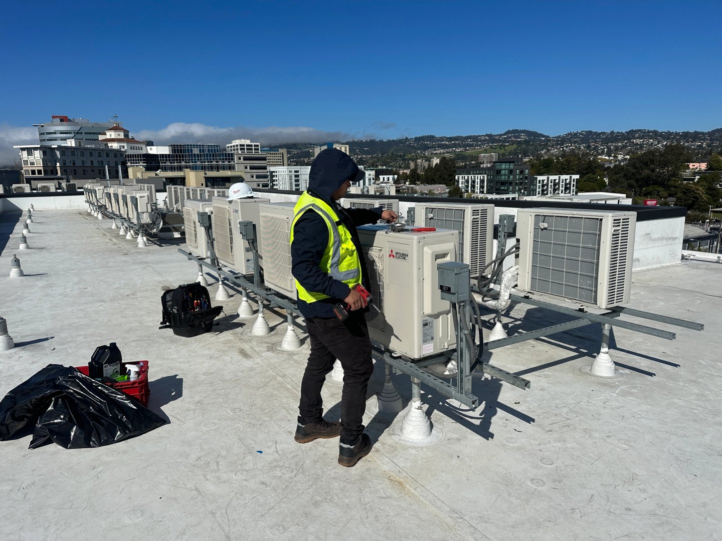 Mechanical equipment coordination for a Berkeley institutional HVAC upgrade.