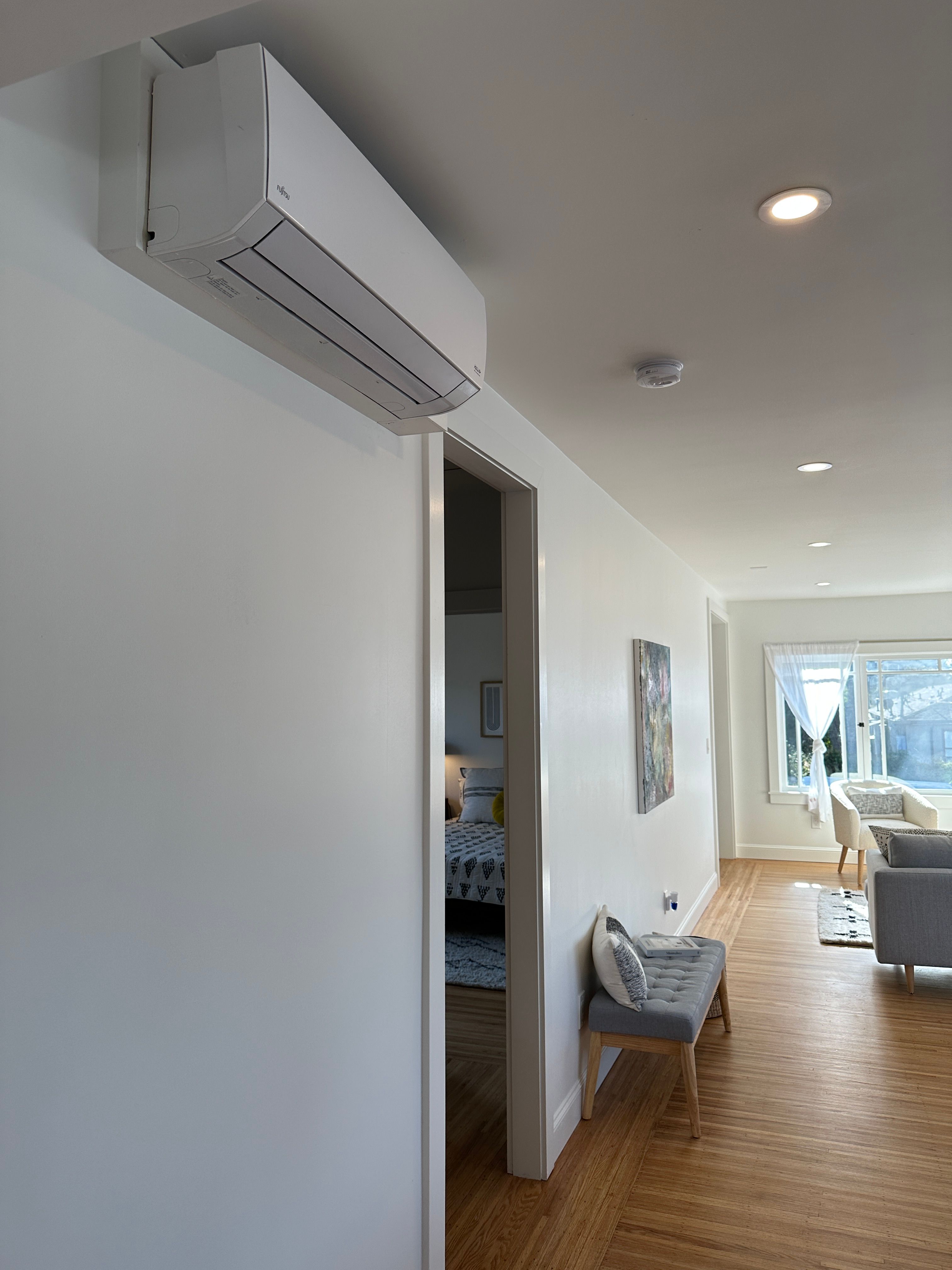 Fujitsu wall unit berkeley remodel