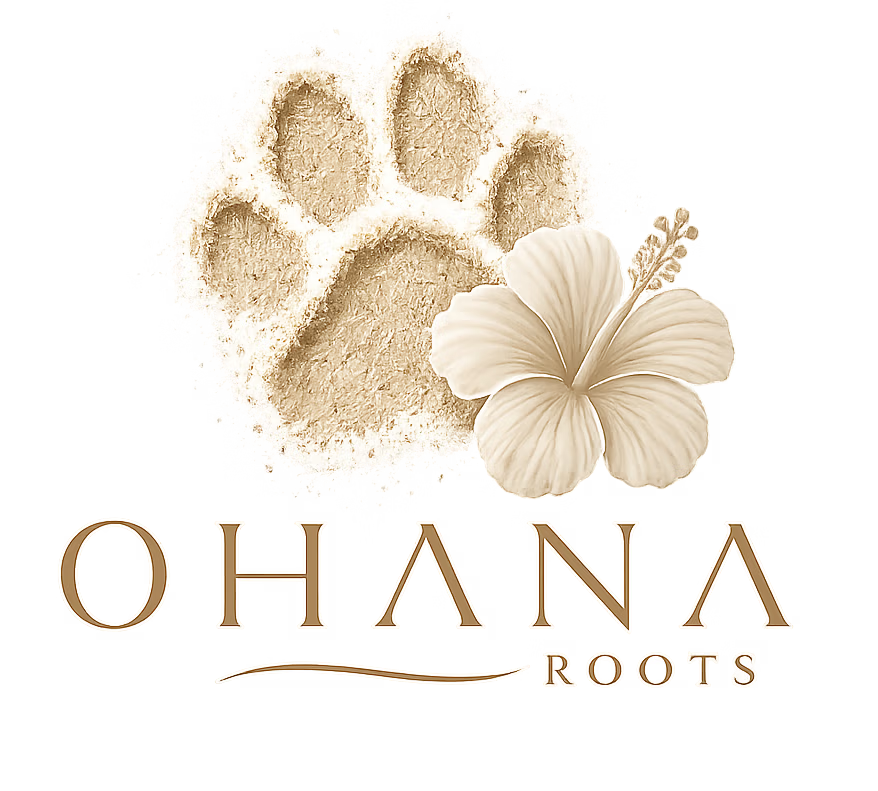 Ohana Roots labradoodle logotyp
