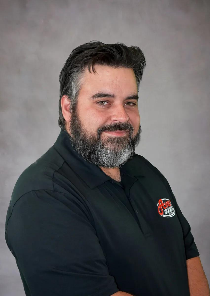 Portrait of Chris, Permit Agent at Aver Sign Company