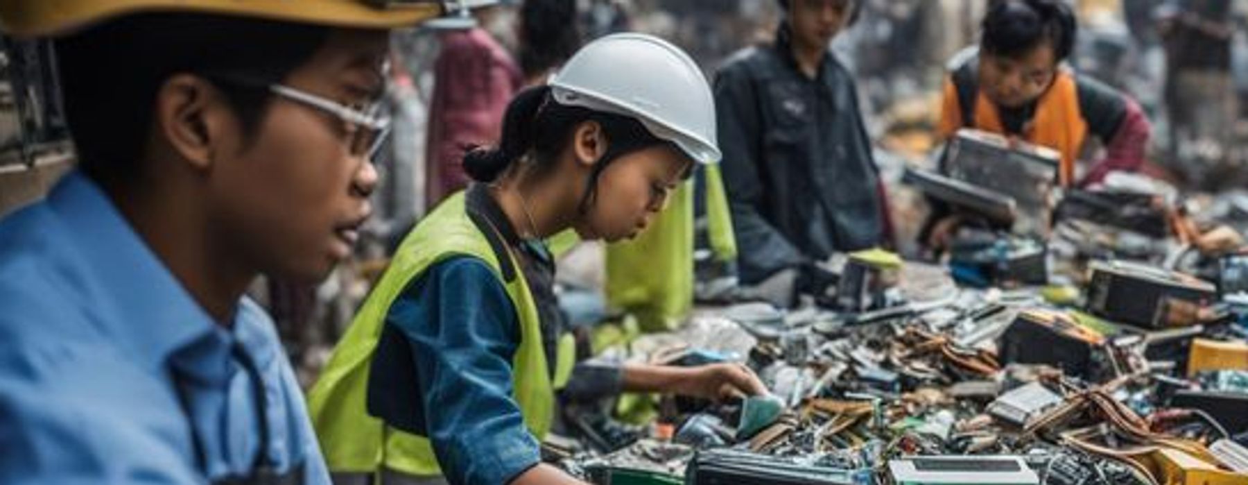 Materials Sampah elektronik yang diproses Regatron