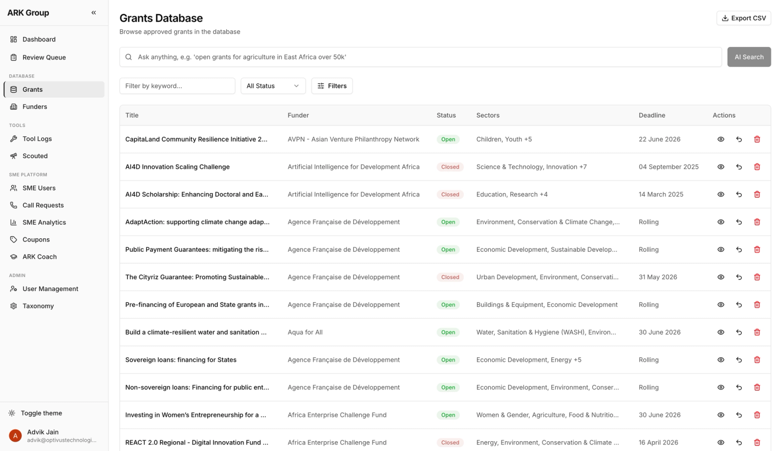 Dual Web Portals & Operations