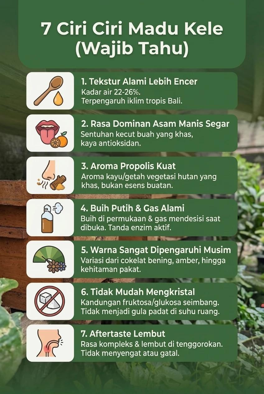 panduan membedakan madu kele kele asli dan palsu