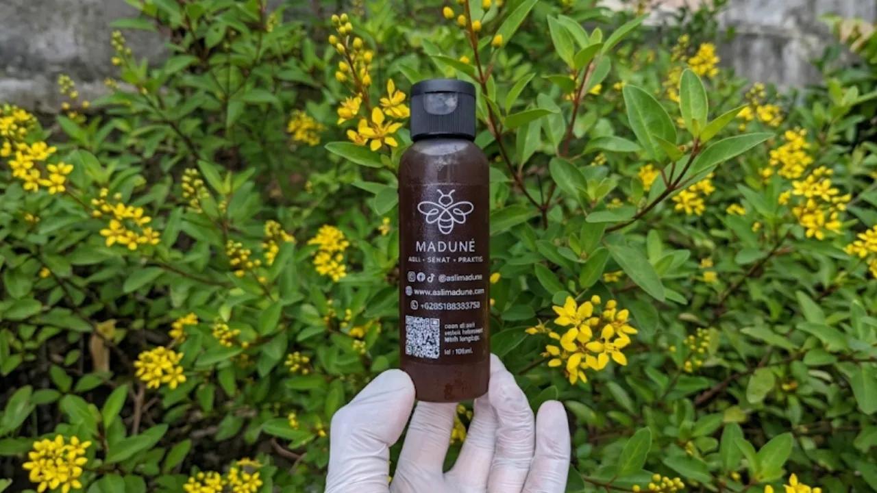 Botol kemasan praktis madu kele bali asli siap konsumsi