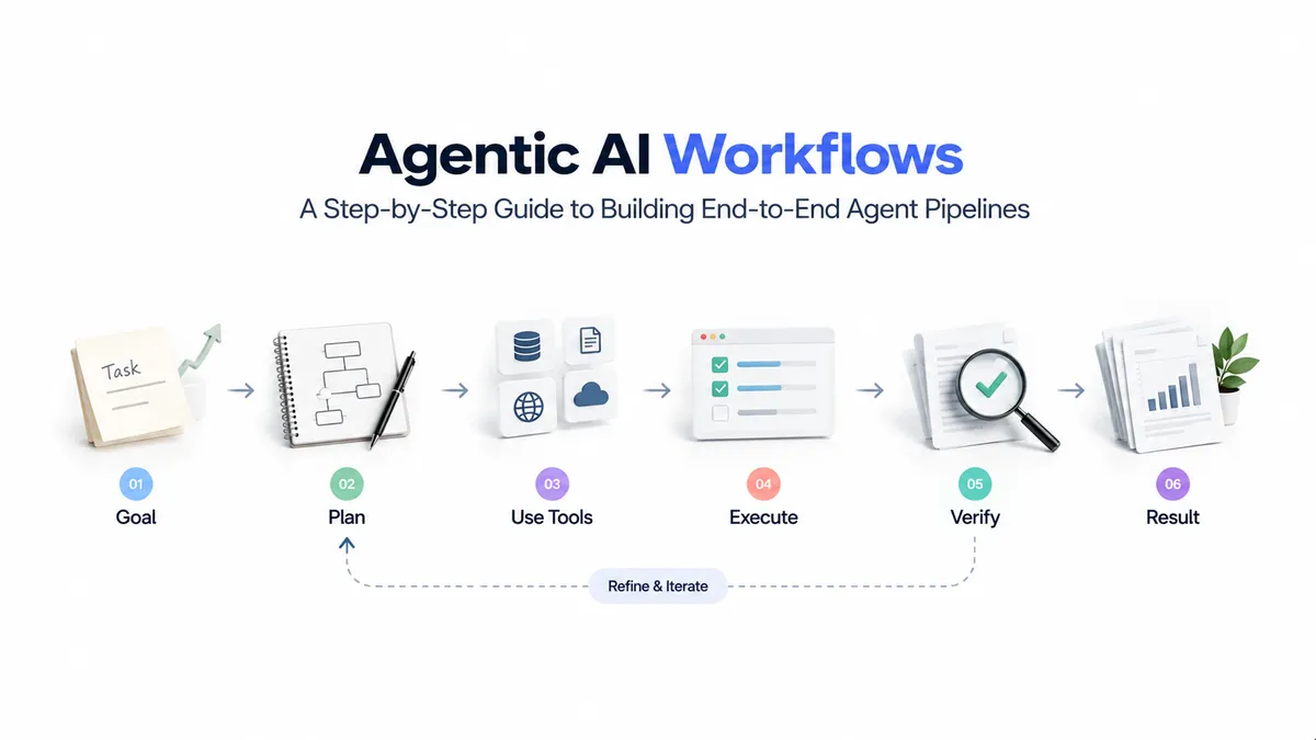 Illustration of Agentic AI Workflow
