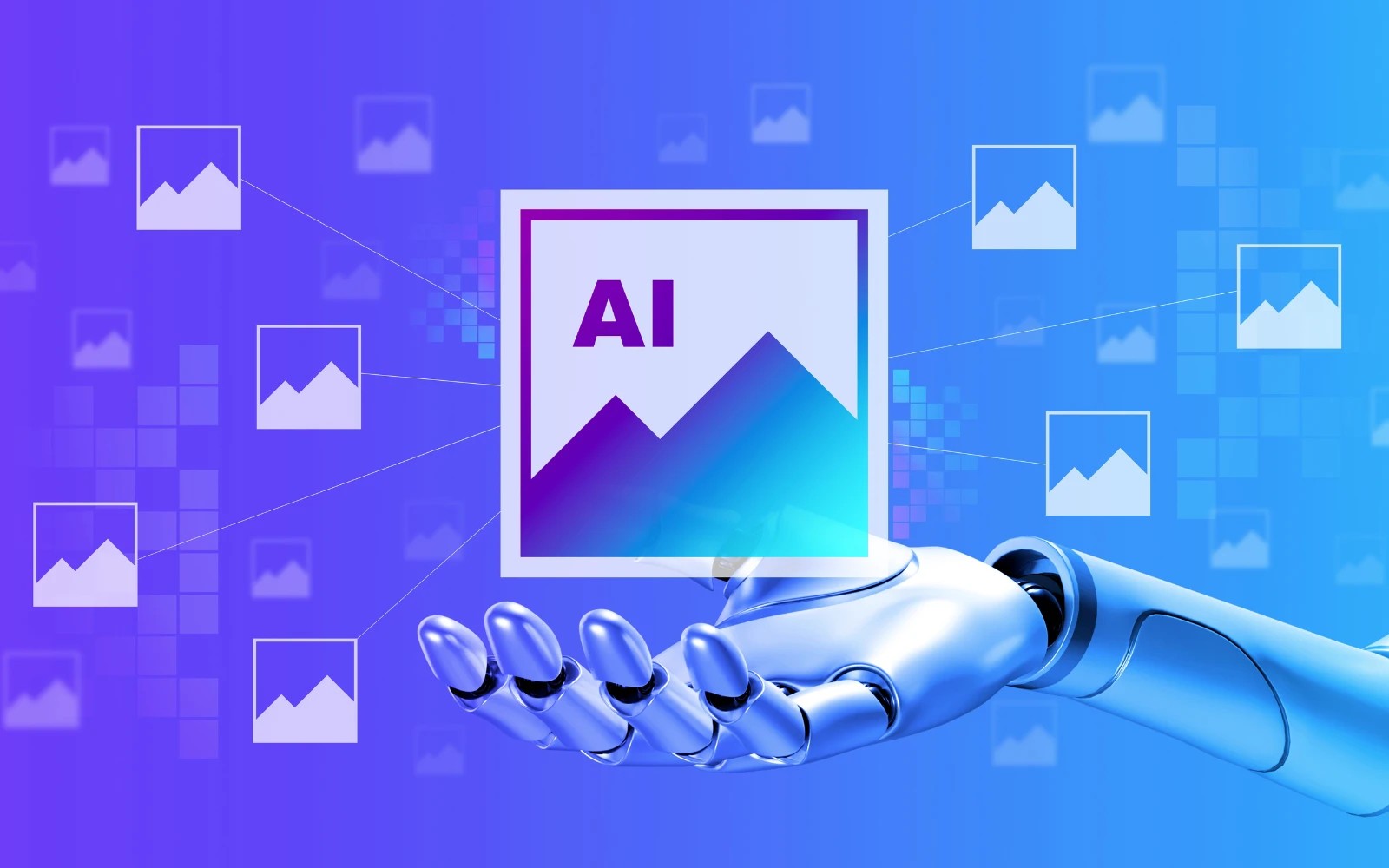 A picture of AI robot