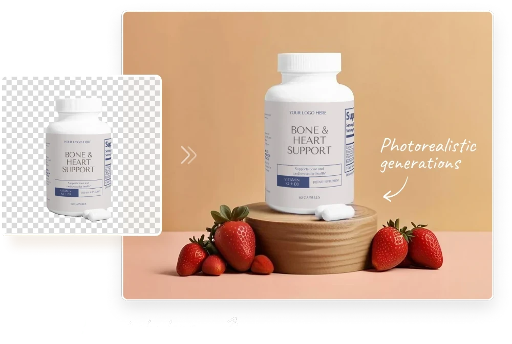 A suppliment brand representing the ecommerce