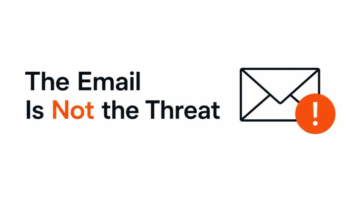 Cover of “The Email Is Not the Threat”
