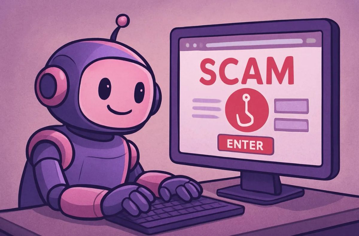 Cover illustration for “Unmasking the Imposters: Overseas Scammers Target US Schools with Fake Websites”