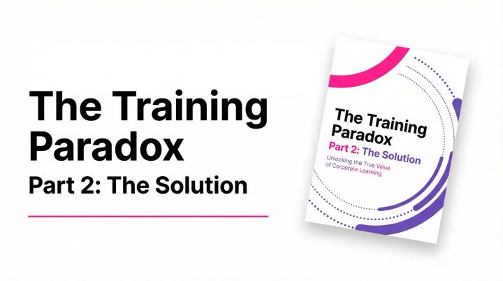 Cover of “The Training Paradox: The Solution - Real-Time Verification and In-the-Moment Learning”
