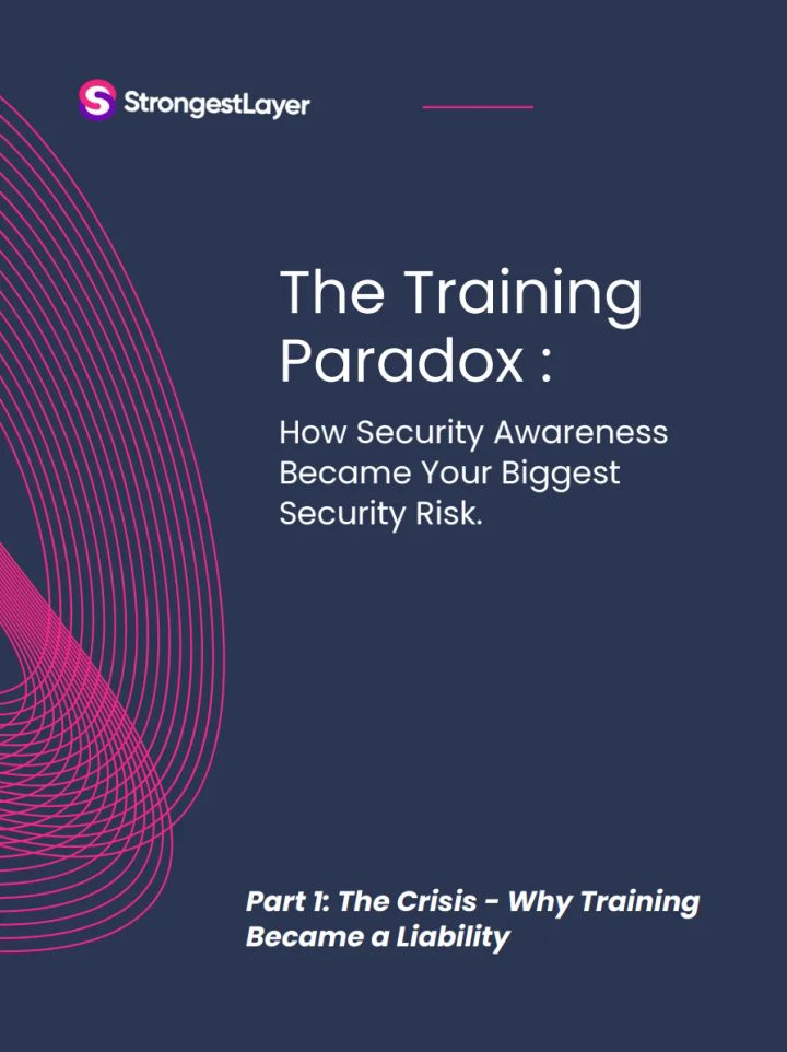 Cover of “The Training Paradox : How Security Awareness Became Your Biggest Security Risk.”