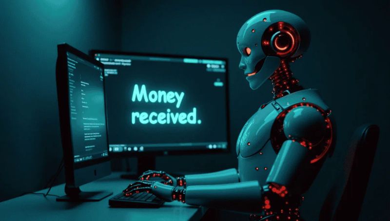 Cover illustration for “The Silent Epidemic of AI-Powered Financial Scam Networks: How Fraudsters Are Weaponizing Technology”