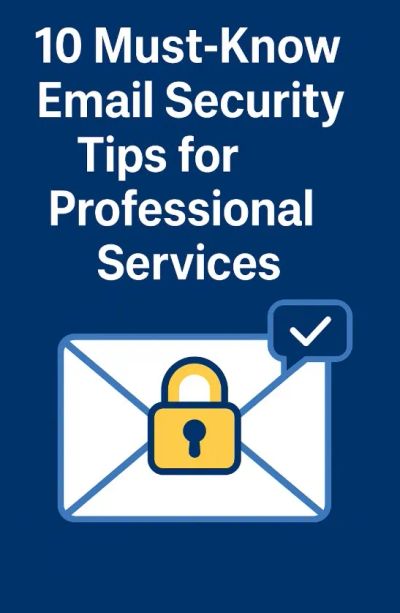 Cover illustration for “10 Must-Know Email Security Tips for Professional Services”