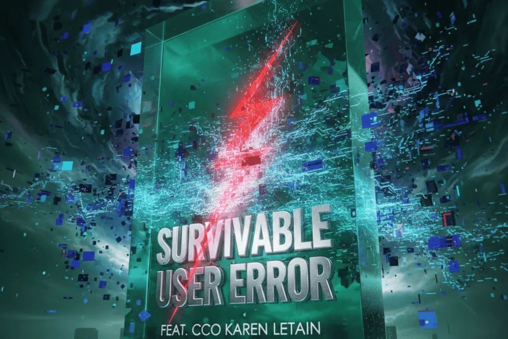 Survivable User Error concept art. StrongestLayer CCO Karen Letain on the ROI of Enterprise Security, Human Risk Management, and the Black Box Tax.