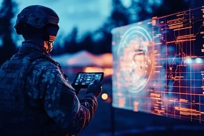 Cover illustration for “AI-Powered Cyber Warfare in 2030: Risks, Innovations, and Global Implications”