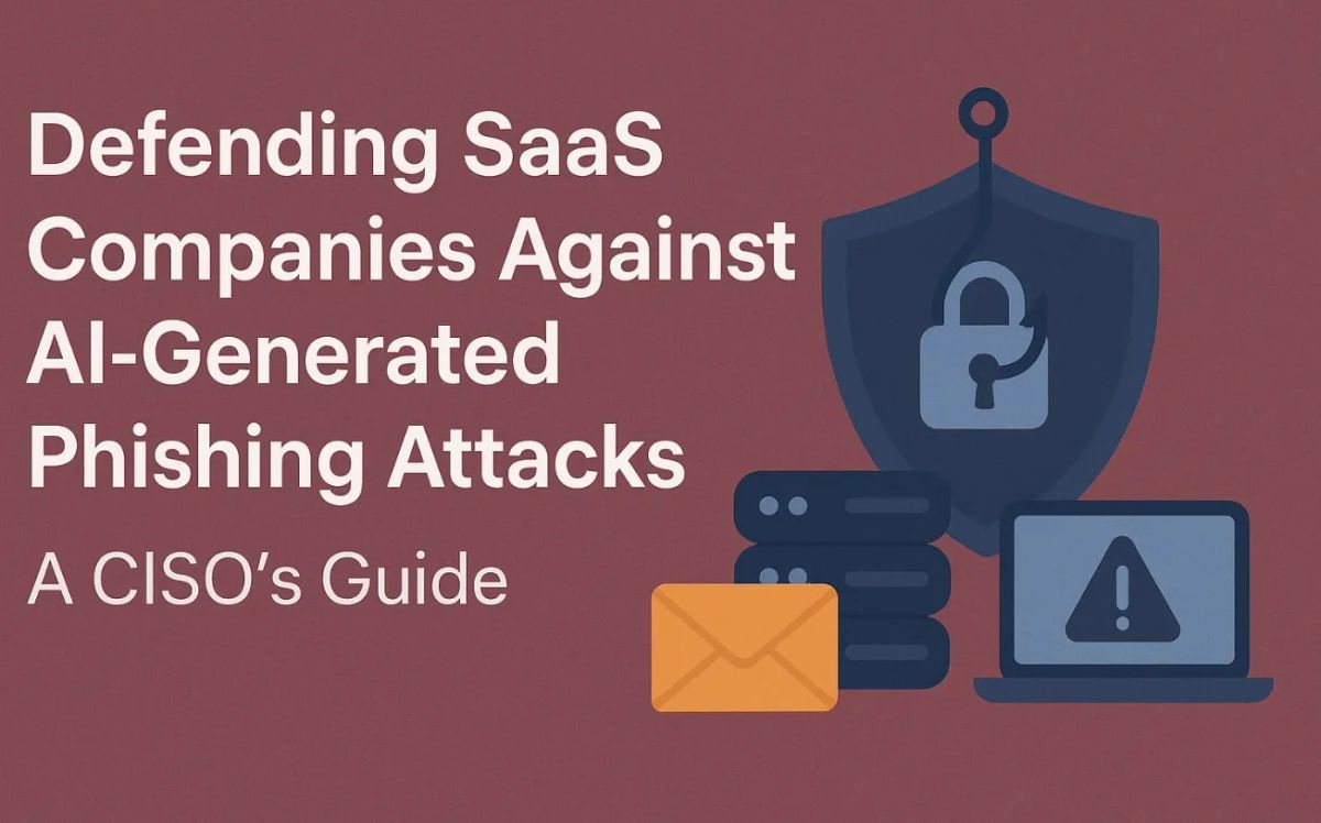 Cover illustration for “Defending SaaS Companies Against AI-Generated Phishing Attacks: A CISO’s Guide”