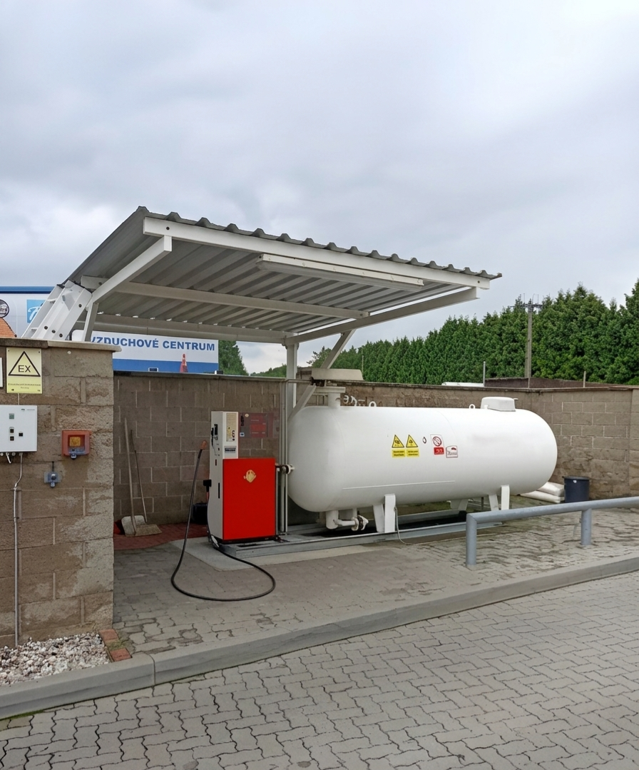 Provozovna Latransgas v Plzni-Křimicích