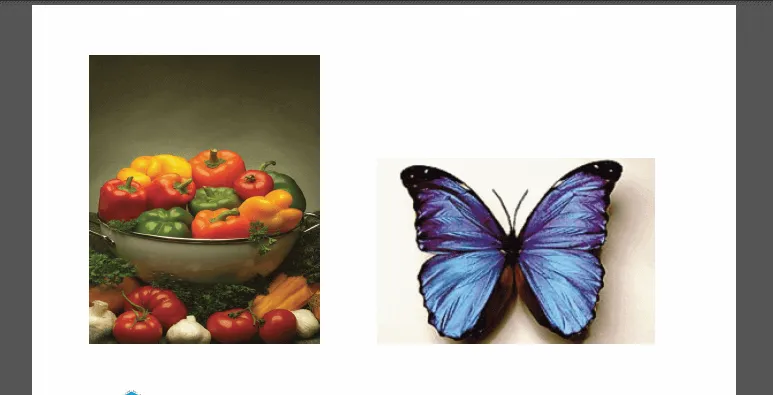 Add a jpg and png to the page