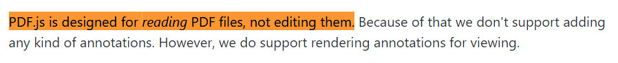 Quote from pdf.js community contributor