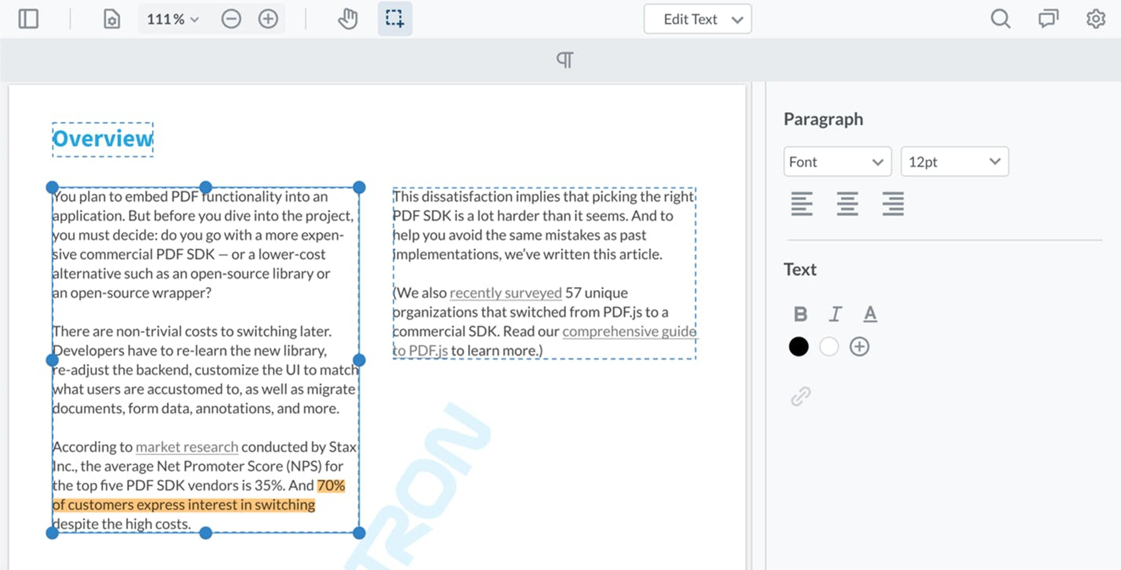 New UX for JavaScript PDF Text Editing, Bookmarks, and Outline Editing ...
