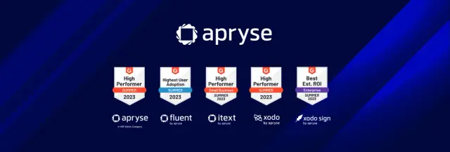 Summer 2023 G2 Report: Apryse Earns 42 Badges!