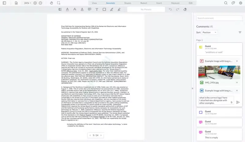 Embed your attachment in one step