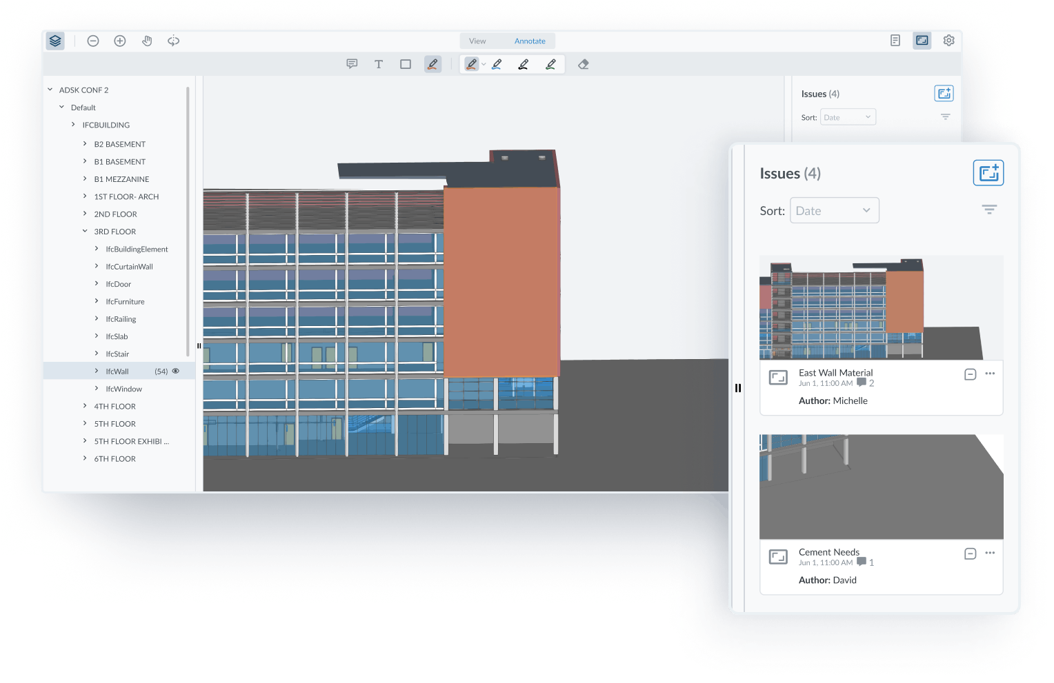 New WebViewer BIM UI