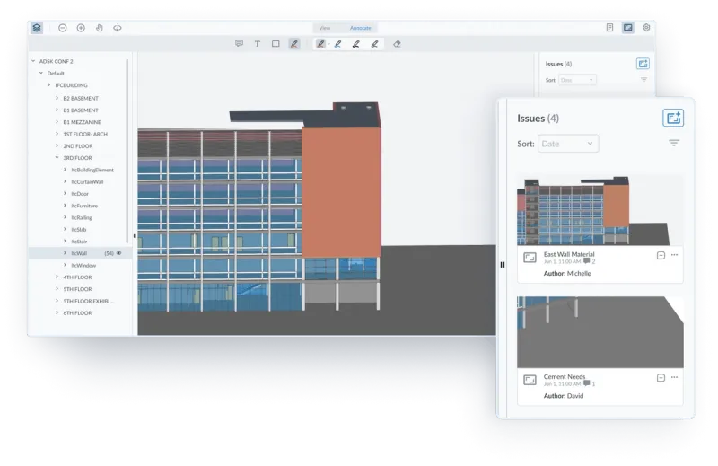New WebViewer BIM UI