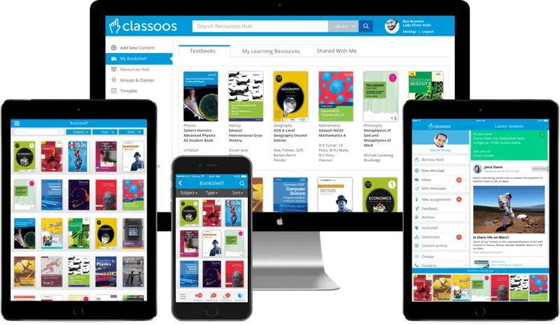 Kalsefer’s all-in-one learning platform and Digital Textbook Service, classoos™, has made K-12 textbooks totally digital and on-demand