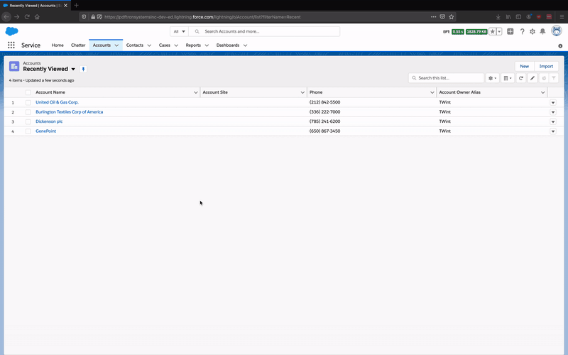 View, edit, and annotate attached record files in a Salesforce application.