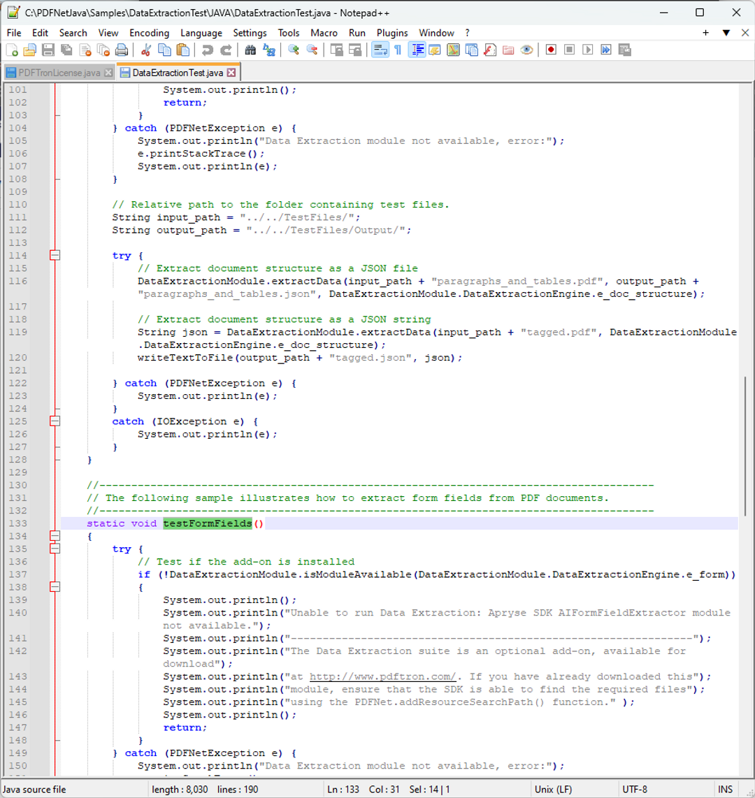 Data Extraction with Java | Apryse IDP