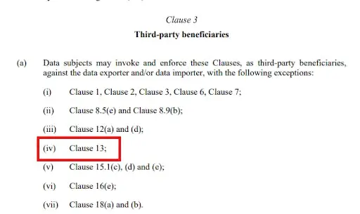 Clause 3 removal from a numbered list.