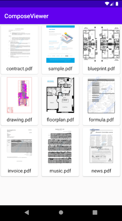 ComposeViewer thumbnail previews