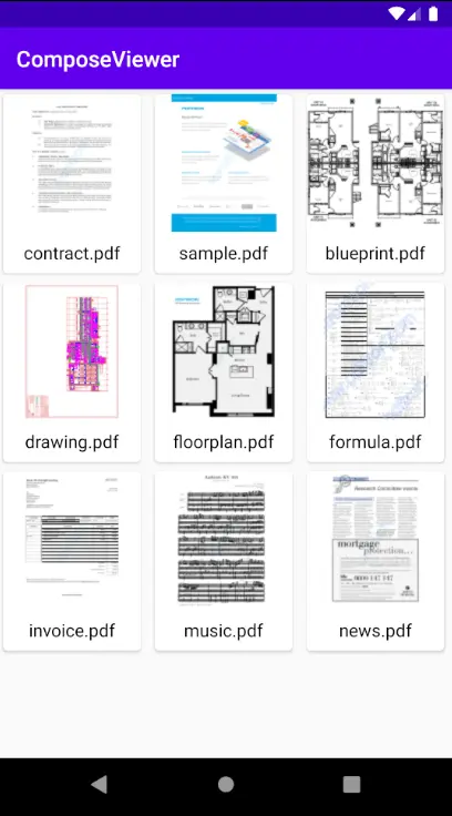 ComposeViewer thumbnail previews