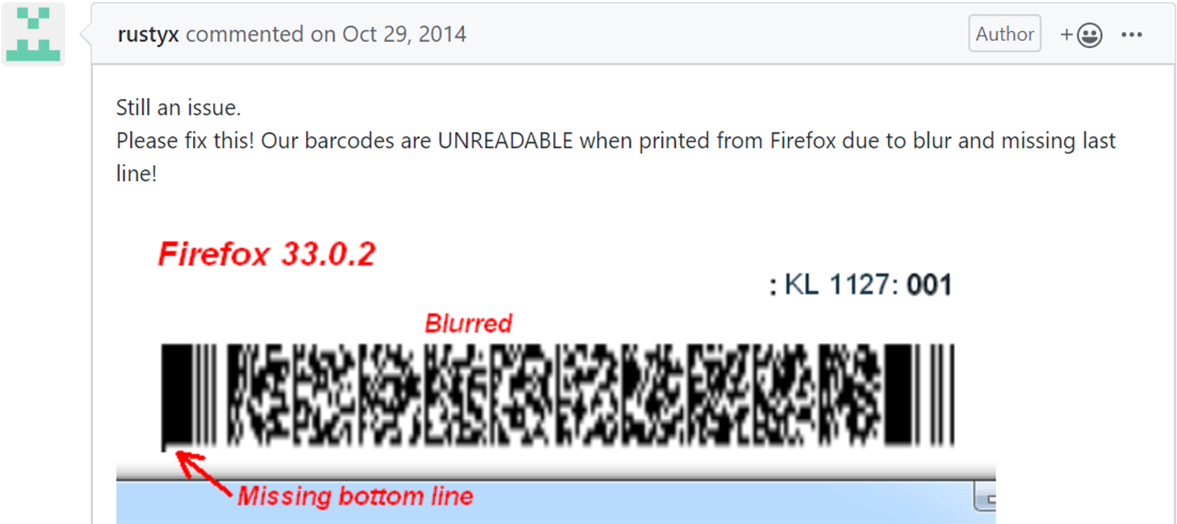 Barcode error in pdf.js render