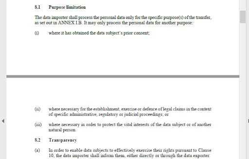 PDF contract where the new section needs to be added using a conversion PDF SDK.