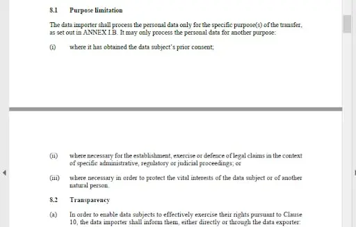 PDF contract where the new section needs to be added using a conversion PDF SDK.