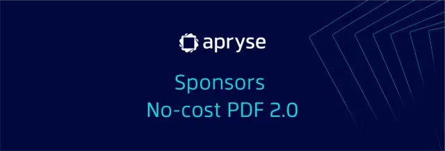 Apryse Sponsors No-cost Access to the Latest PDF Specifications