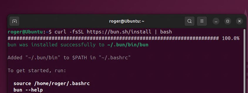 screenshot of a window showing the code snippet above.