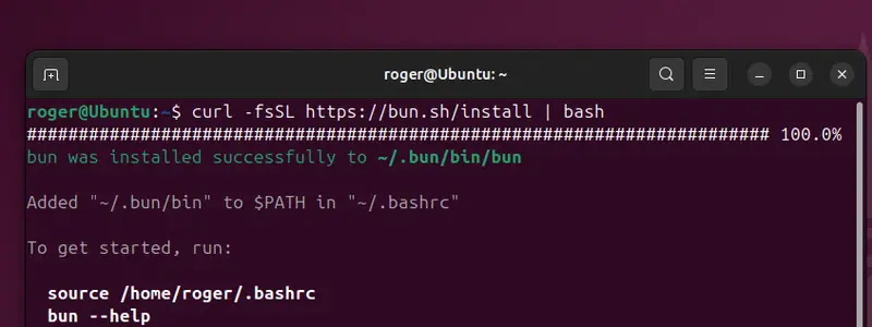 screenshot of a window showing the code snippet above.