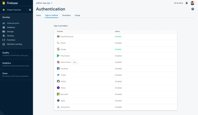 Image of a cloned project