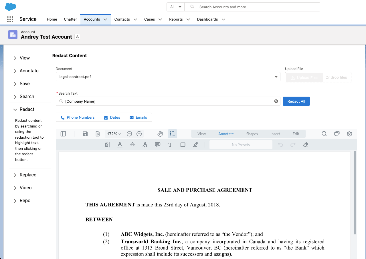 Apryse’s WebViewer plugs right into your Salesforce application