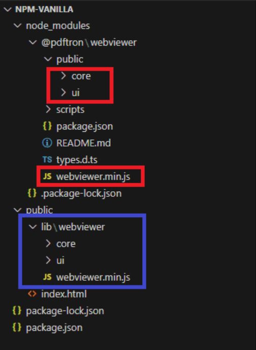 Showing the project files in the Visual Studio Code sidebar.