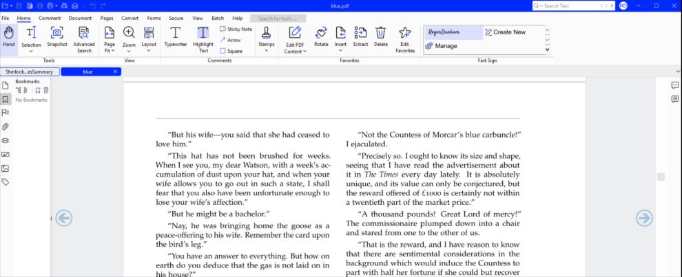 Figure 9- GoToR links result in new tabs opening in Xodo PDF Studio 