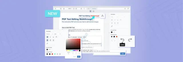 Improvements to PDF Content Editing in WebViewer 10.7